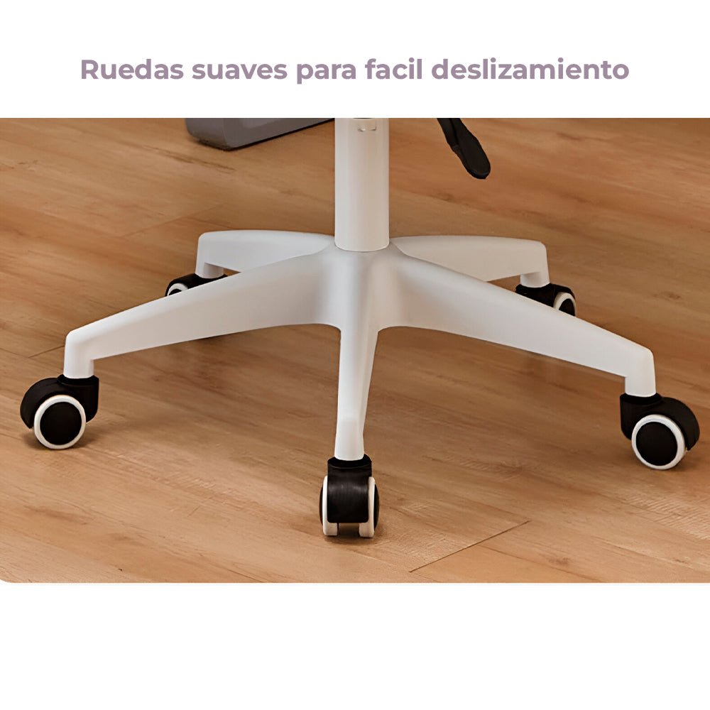 Silla Giratoria de Escritorio Oficina Buckingham Flower Rosada