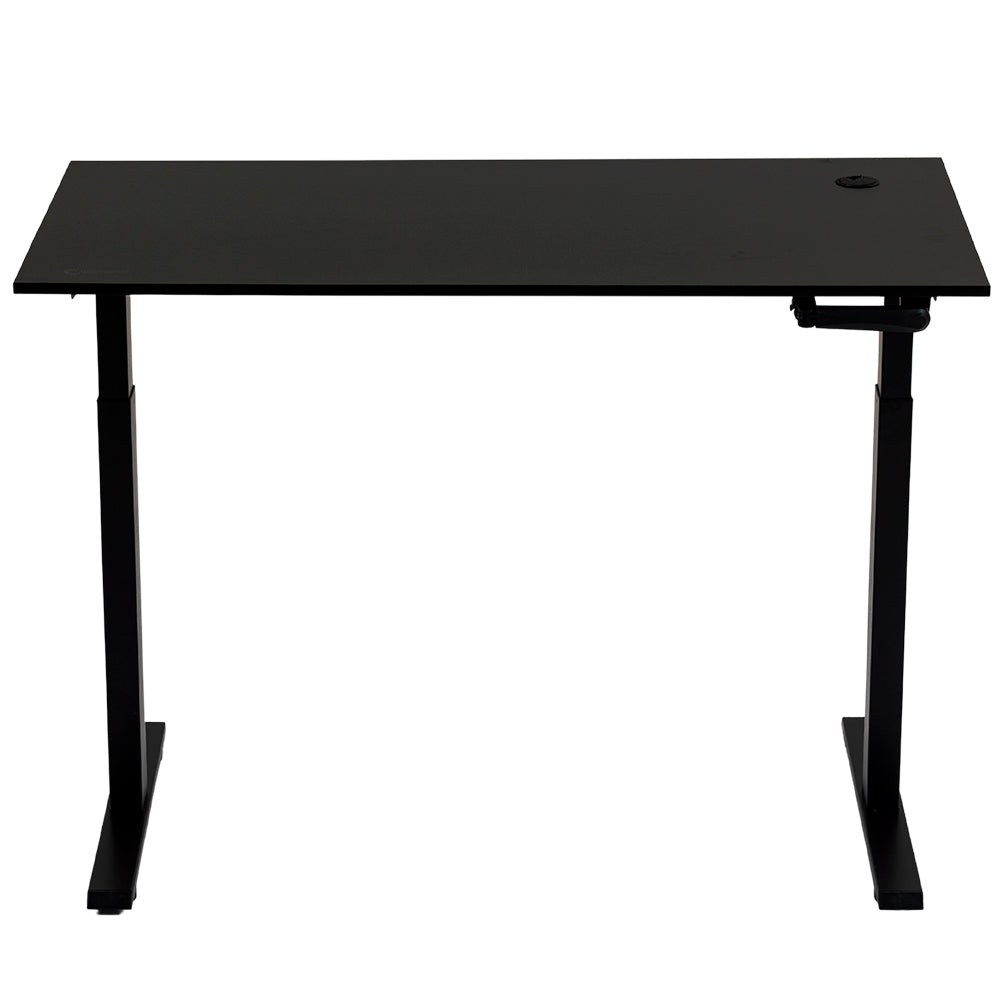 Escritorio Regulable Manual Dreizt 120x60 cm Negro XDesk Manual