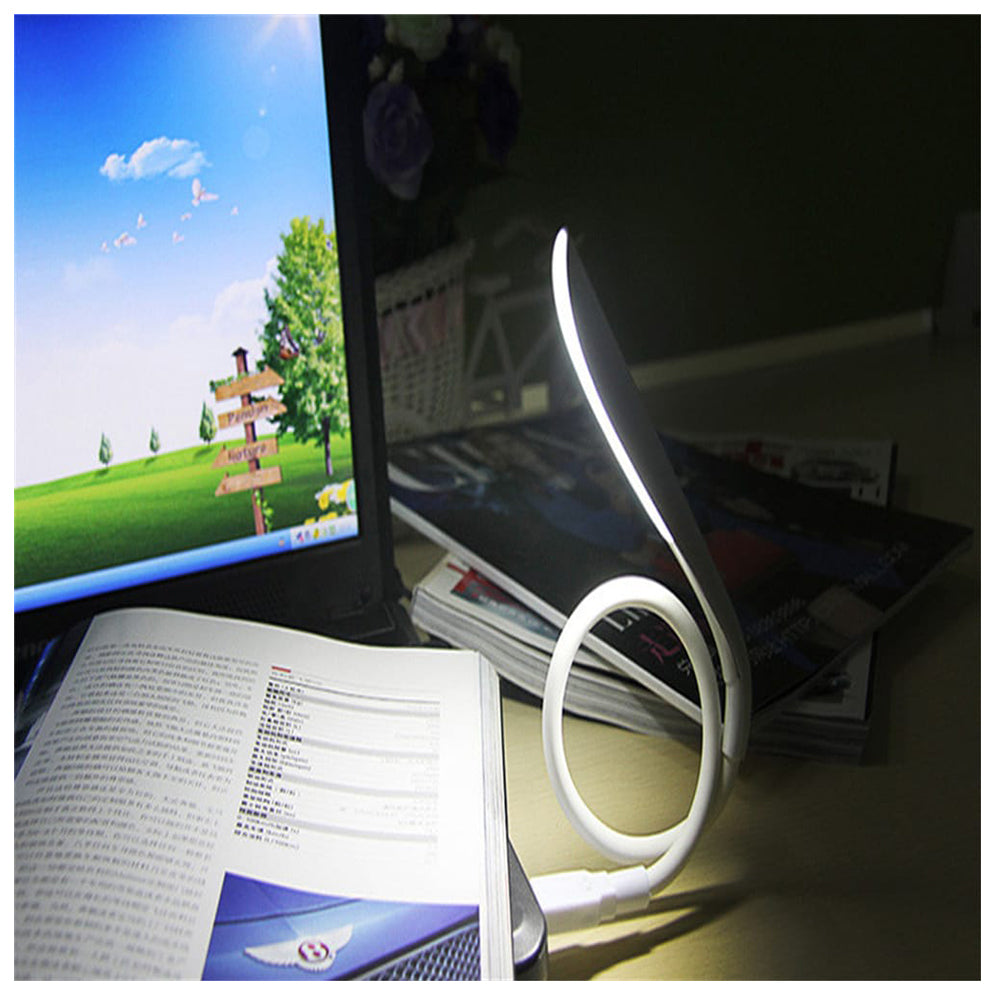Lámpara de Lectura USB LED Flexible para Laptop Dreizt Blanco ADC210021