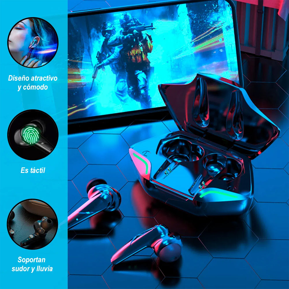 Audífonos Inalámbrico Bluetooth G11 Gamer AU240010 Negro