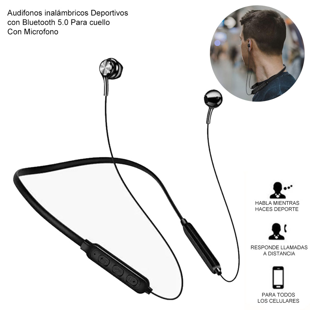 Bluetooth Headphones Auricular Deportivo In Ear Aur 27 Wireless
