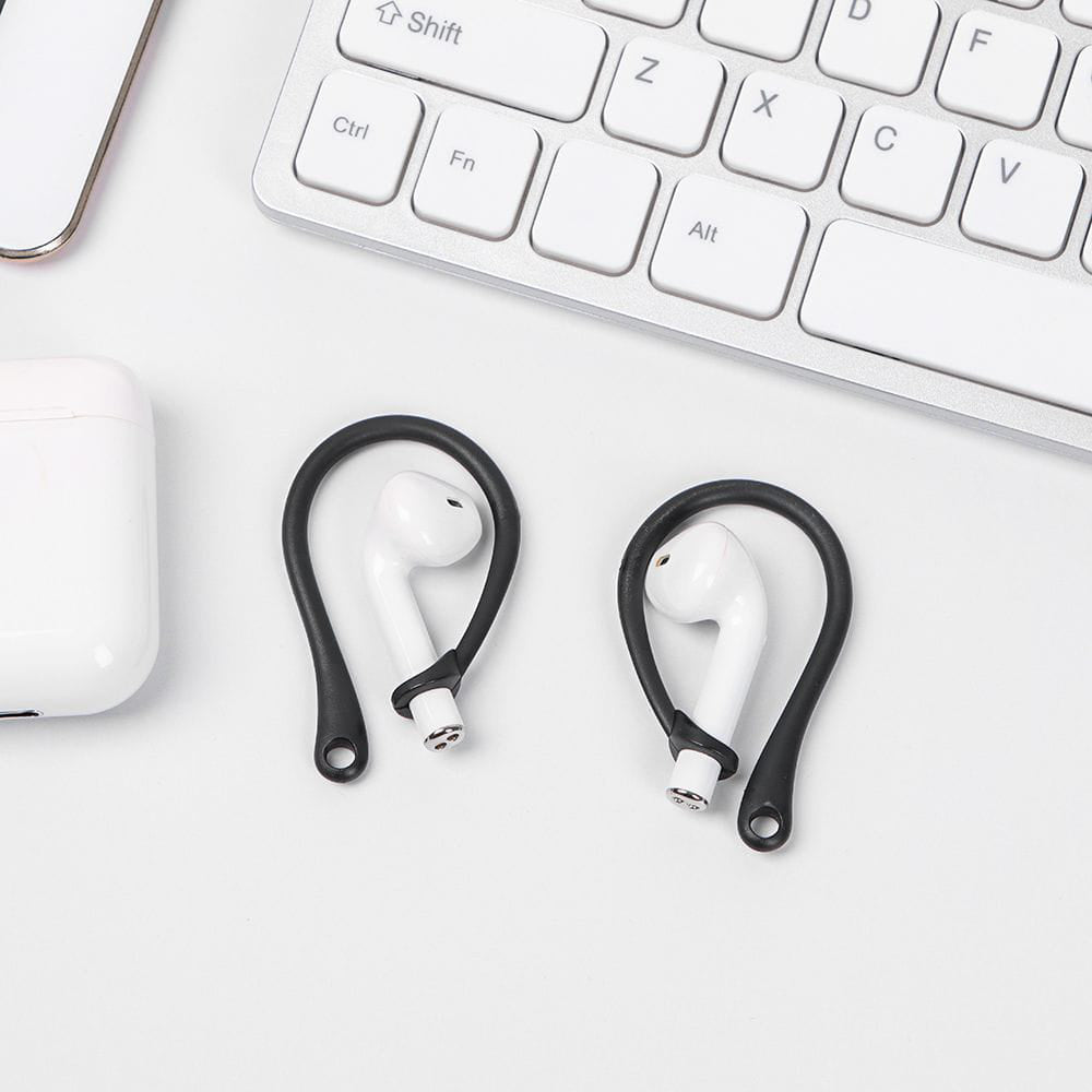 Sujetador Gancho para Audifonos AirPods Playpro Negro AU240018