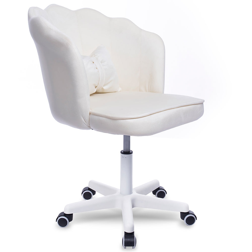 Silla Giratoria de Escritorio Oficina Q1 Blanco Buckingham