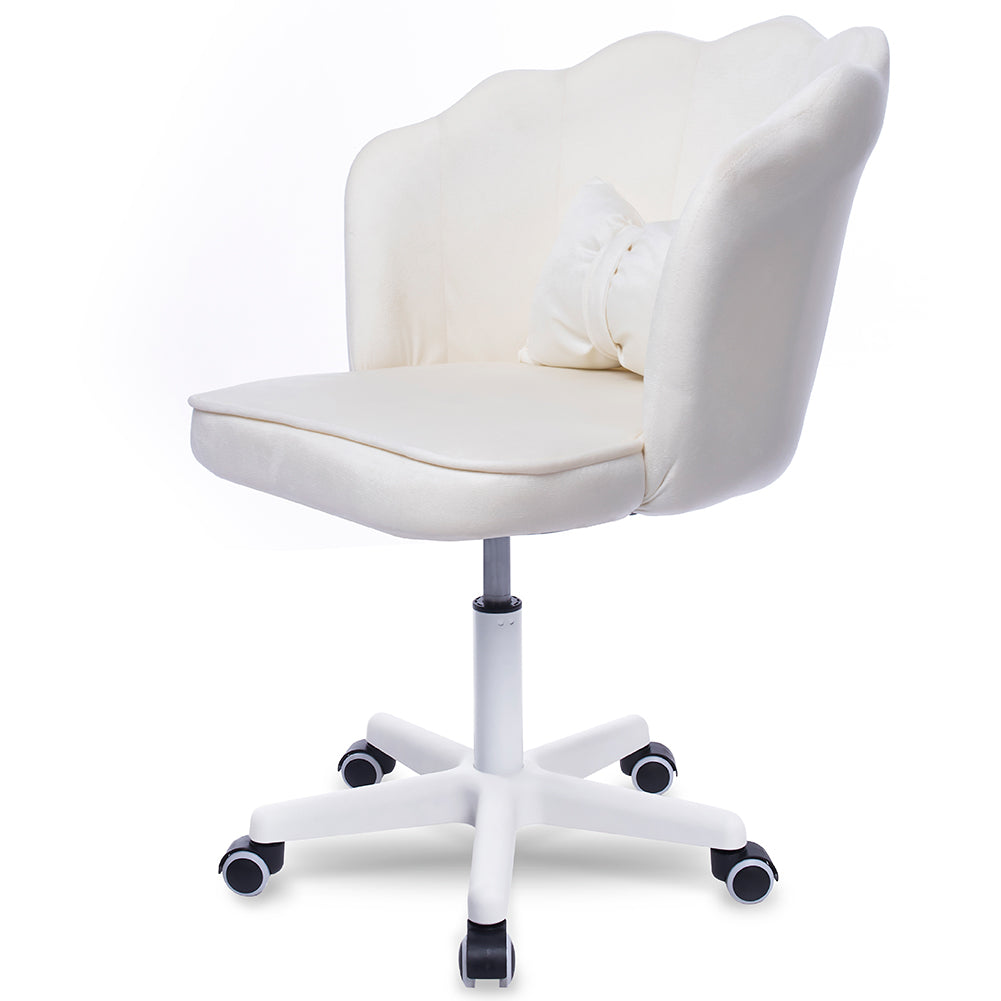 Silla Giratoria de Escritorio Oficina Q1 Blanco Buckingham