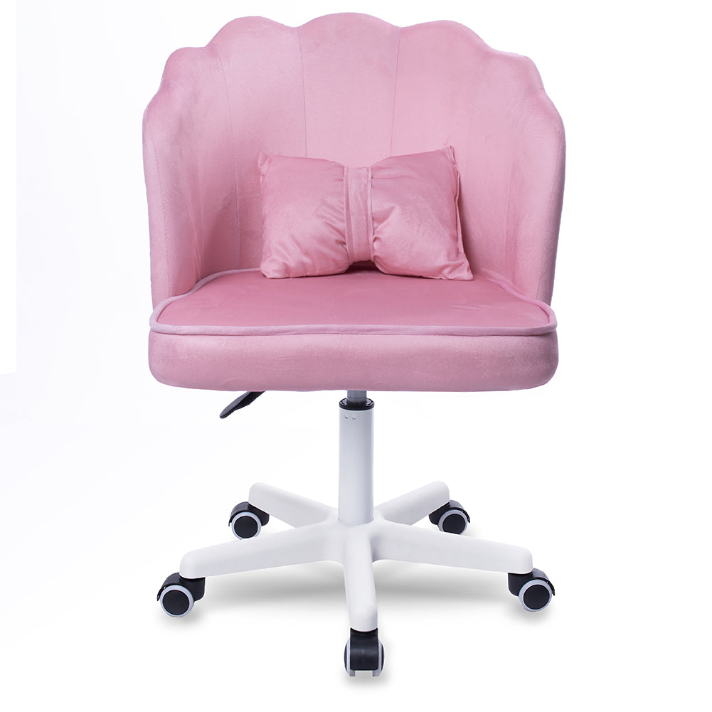 Silla Giratoria de Escritorio Oficina Q1 Rosada Buckingham