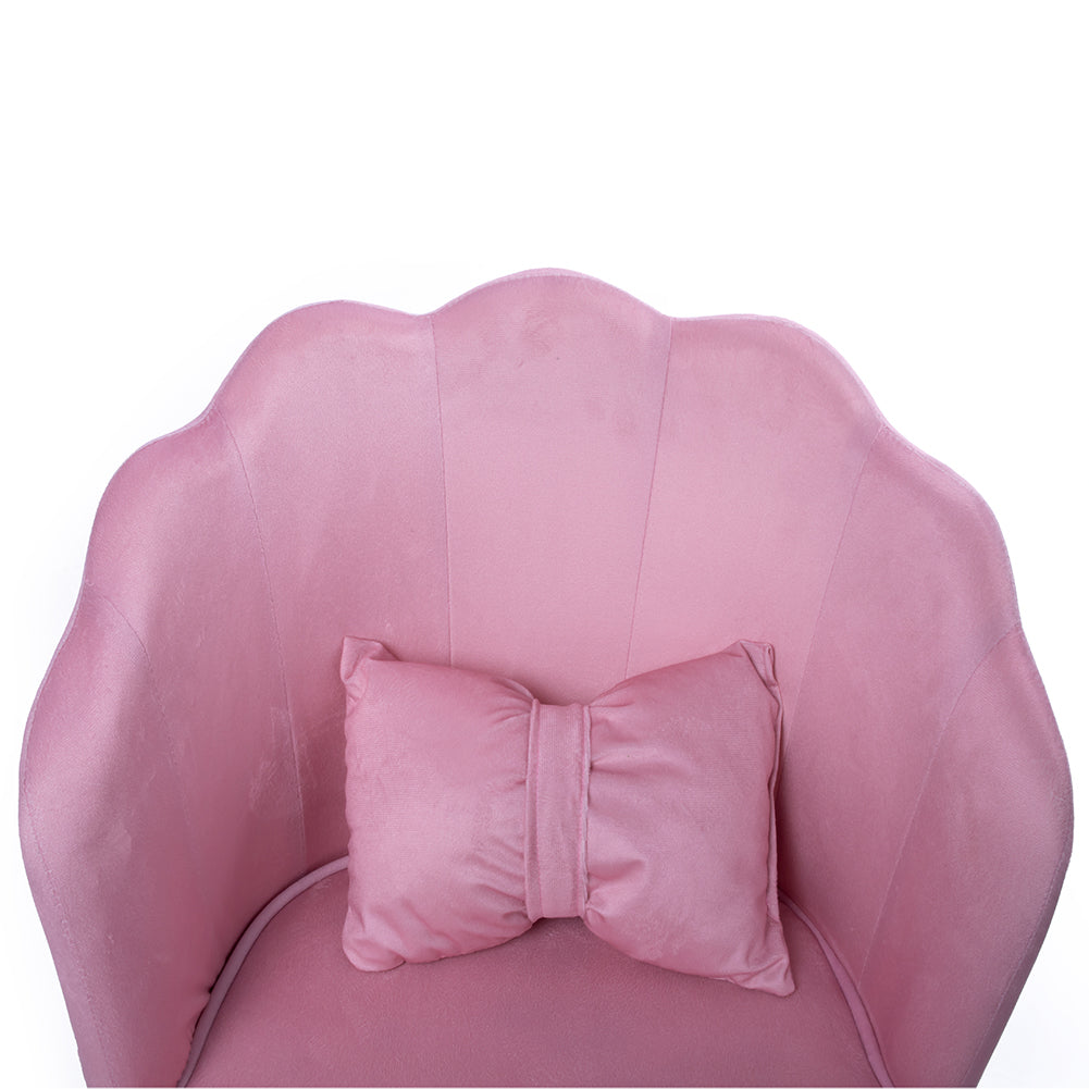 Silla Giratoria de Escritorio Oficina Q1 Rosada Buckingham