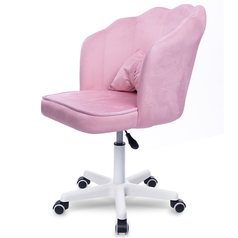 Silla Giratoria de Escritorio Oficina Q1 Rosada Buckingham