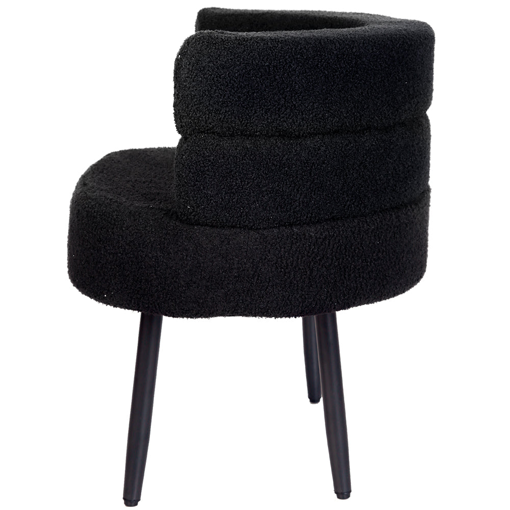 Silla Butaca Buckingham Nordic Ram Negro