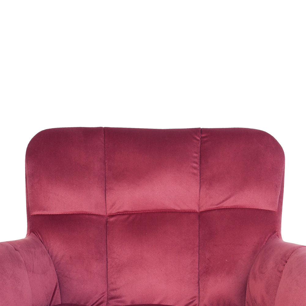 Silla Giratoria de Escritorio Oficina Buckingham Curve Rosado Bean