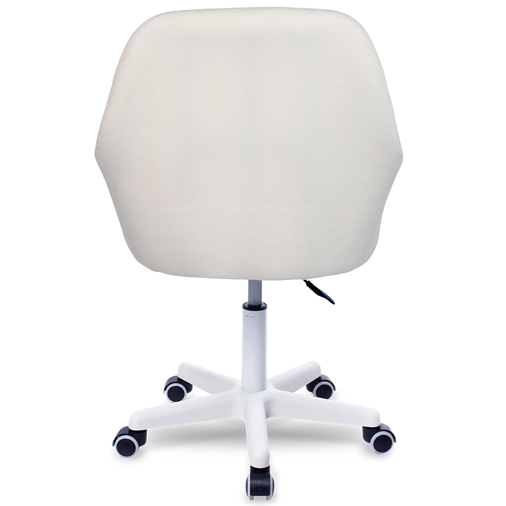 Silla Giratoria de Escritorio Oficina Buckingham Soft Blanca