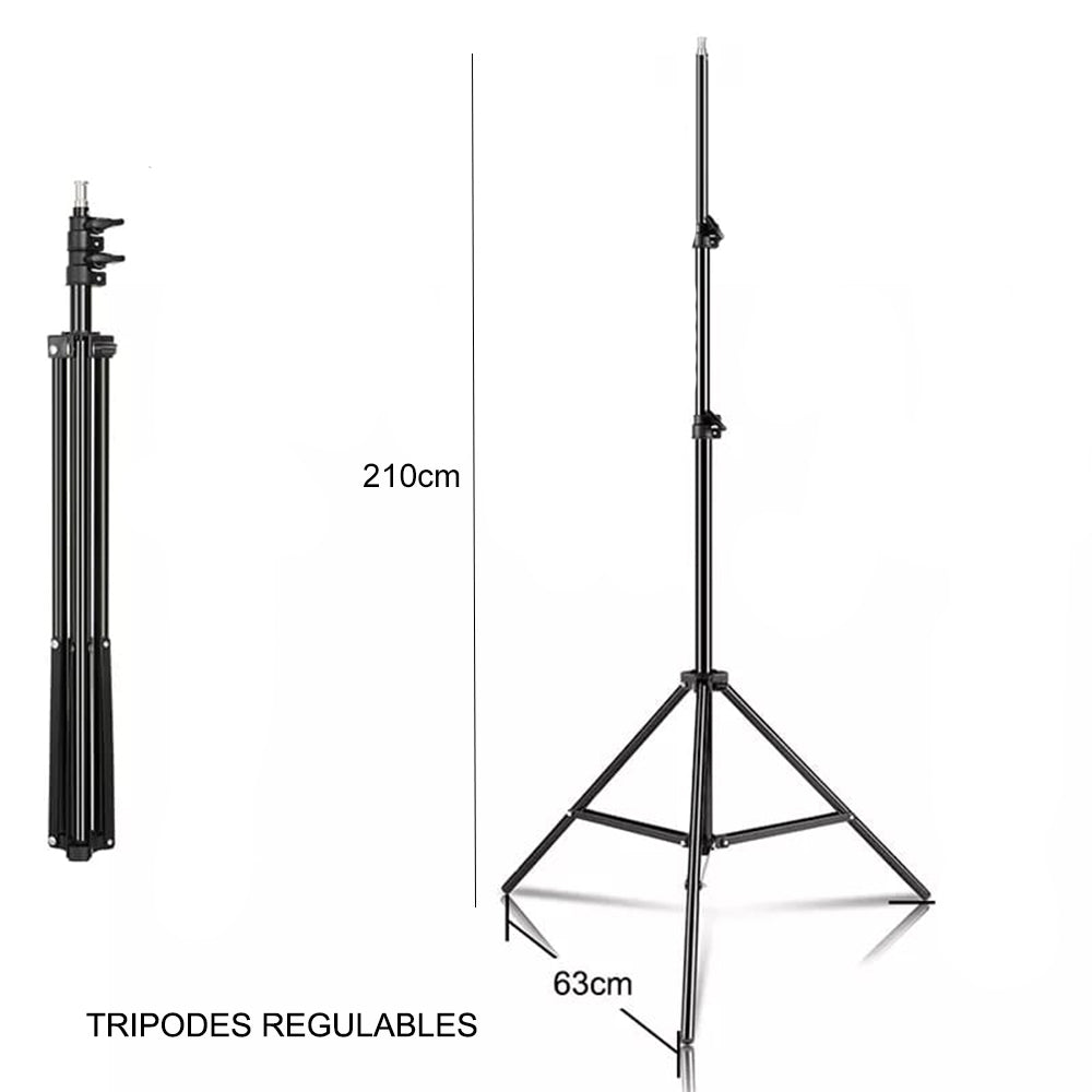Kit de Iluminación Soft Box FYI260011 Interlud