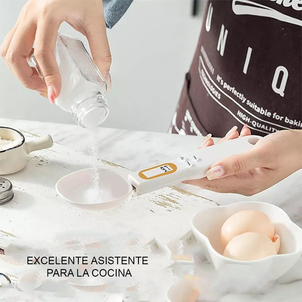 Cuchara Medidora Digital 500g Blanco