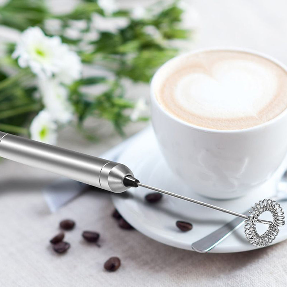 Espumador Eléctrico Batidor de Leche para Capuccino - Batidora a Pila