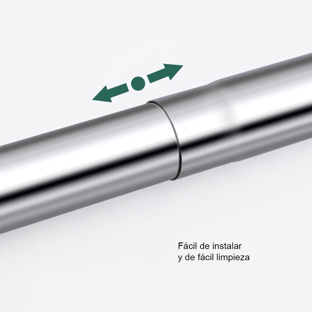 Tubo Ajustable para Cortina de Baño