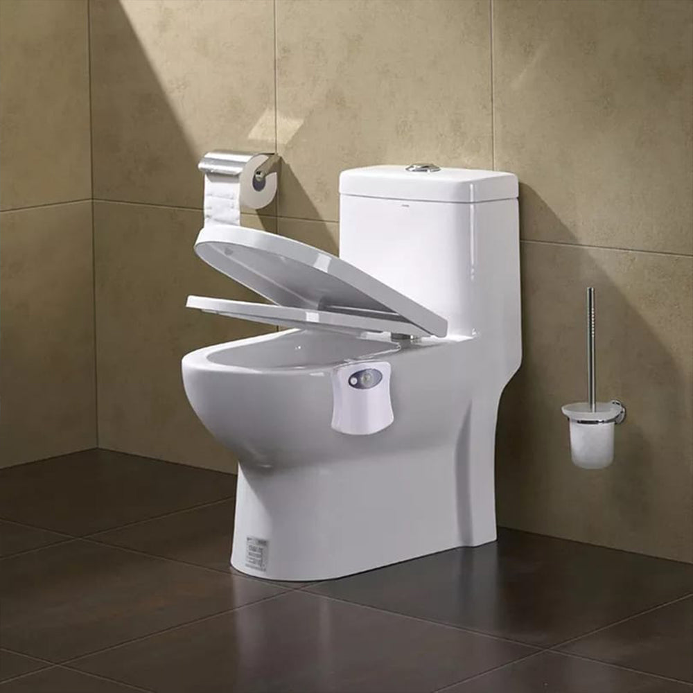 Luz de Inodoro Sensor de Luz Nocturna Led para Baño Niños Adultos Blanco