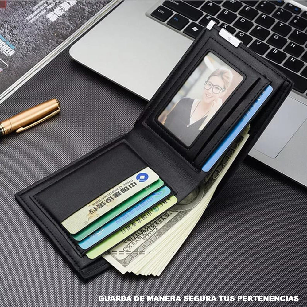 Billetera Tarjetero para Hombre Elegante Marron