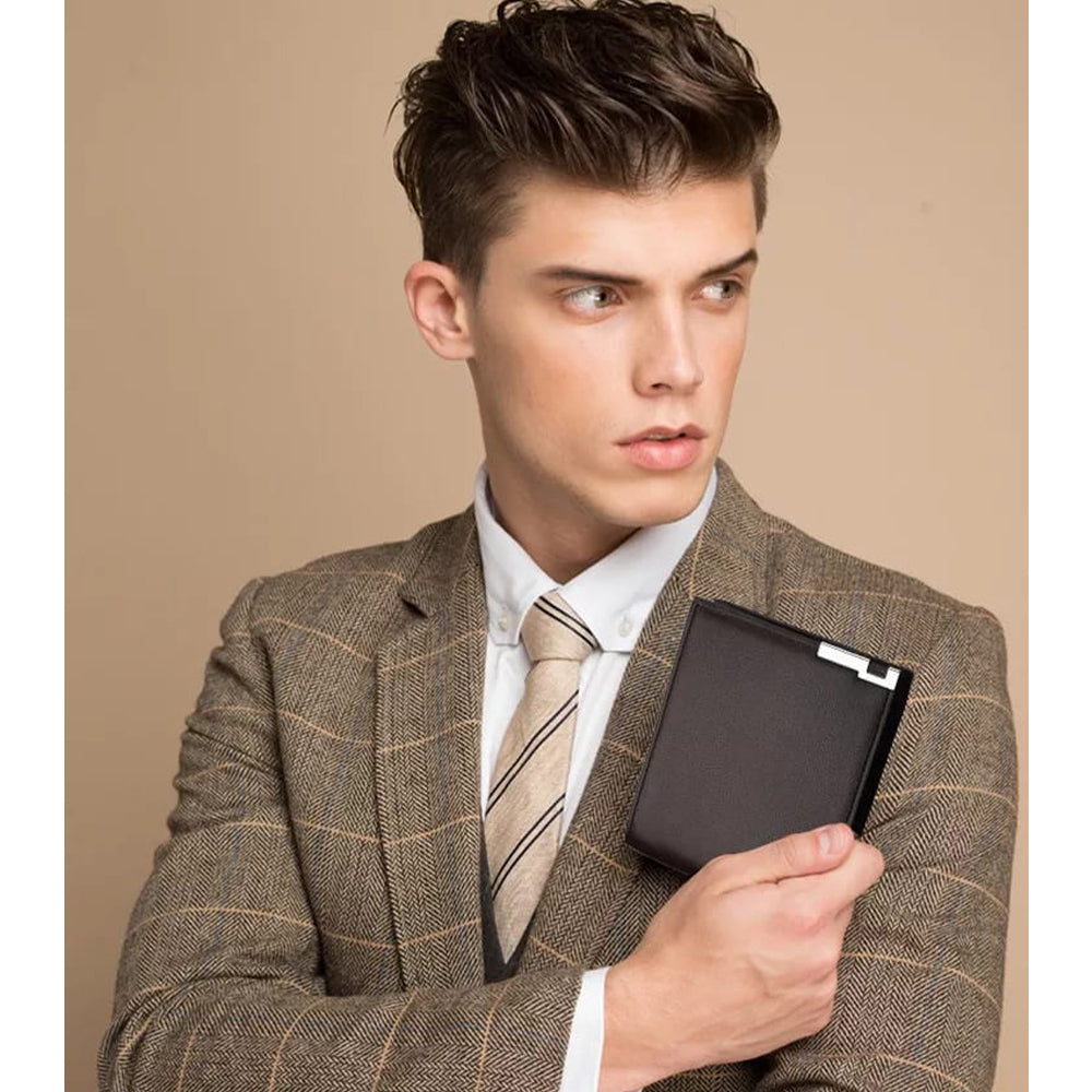 Billetera Tarjetero para Hombre Elegante Marron