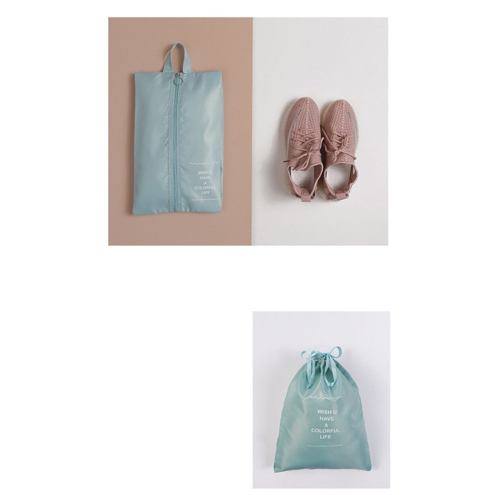 Set de Organizadores para Equipaje Maleta Viaje Gris 8 piezas