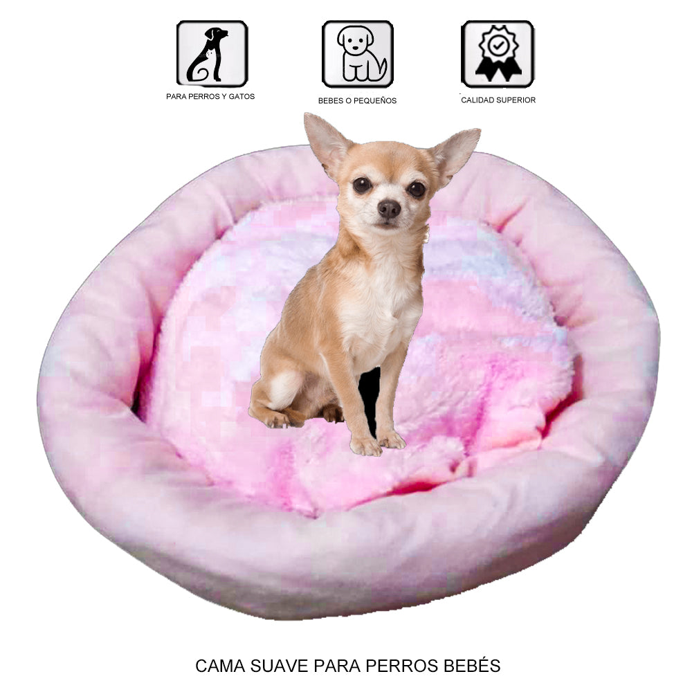 Cama Suave Confortable para Perro Gato Bebé Rosado – E-Bestprice