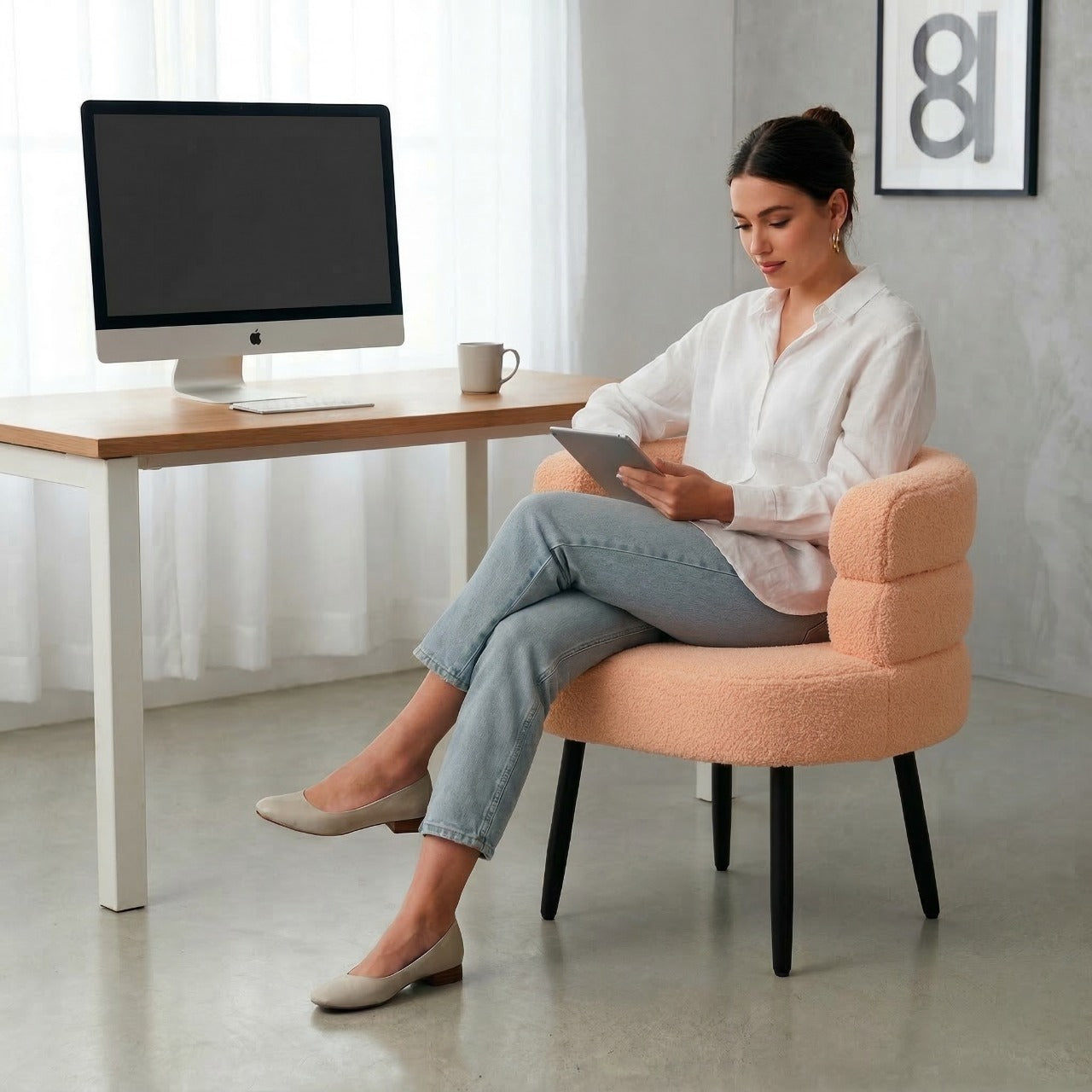 Silla Butaca Buckingham Nordic Ram Beige