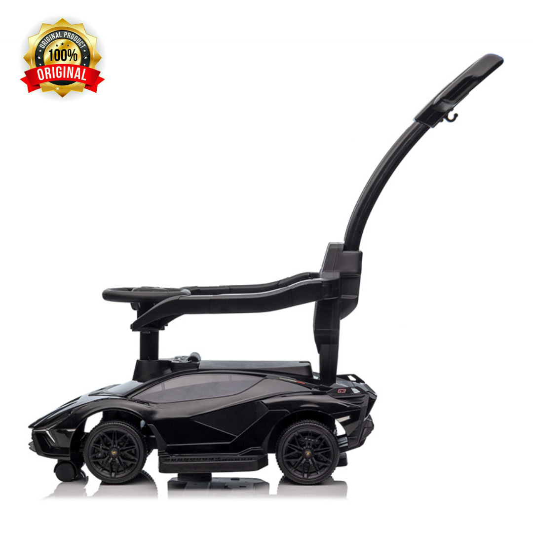 Carro CorrePasillos Lamborghini Sian Original Licenciado Negro