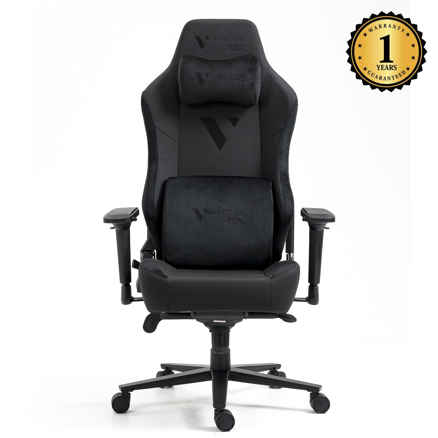 Silla Gamer Venture Side Prime Negro Cuero Almohadilla Inteligente Magnetica Reclinable