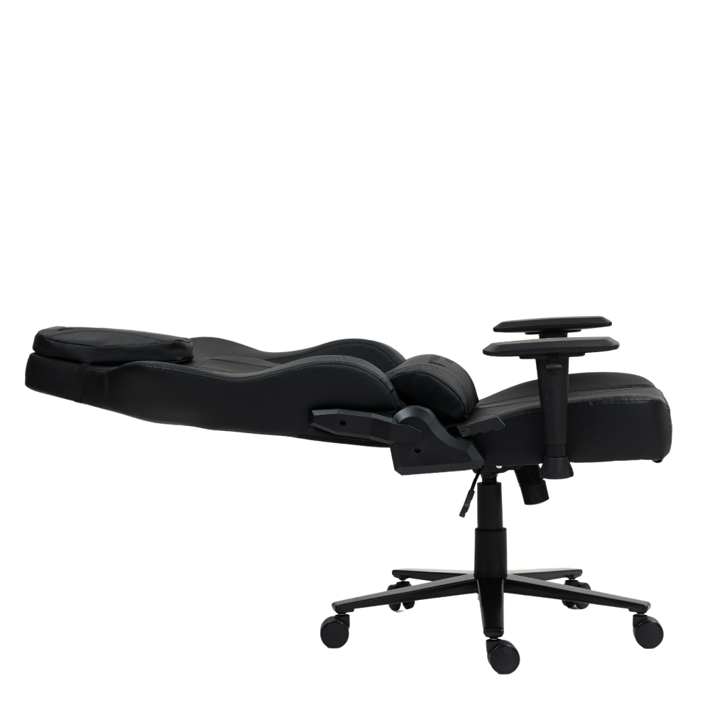 Silla Gamer Venture Side Elite Negro Premium Con Posapies Clase 4