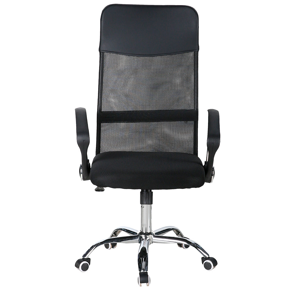 Pack x2 Sillas de Oficina Ejecutiva Base de Acero Komsum Milan Negro