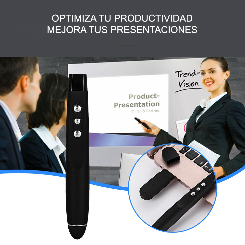 Puntero Láser Presentador de Diapositivas Inalámbrico Alta Calidad TYV360002