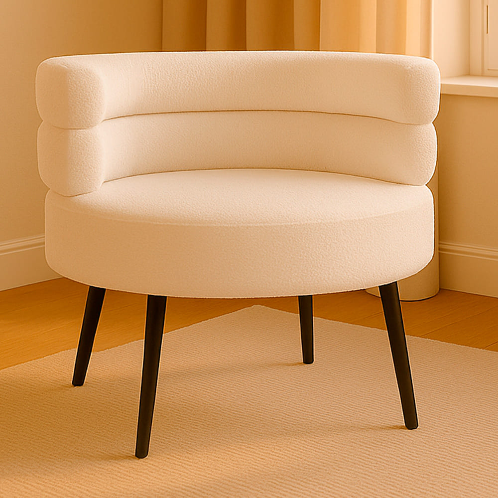 Silla Butaca Buckingham Nordic Ram Blanca