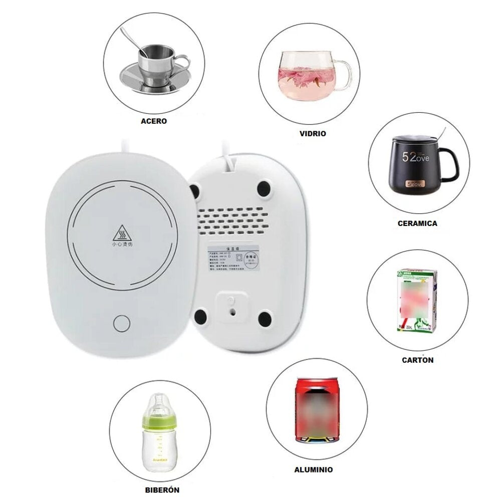 Calentador de Taza Inteligente Café Té Oficina Casa para Invierno