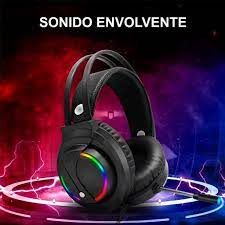 Combo Micrófono D9000 PRO RGB + Audífonos D5000 PRO Luces gamer