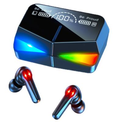 Combo Audífonos Gamer Bluetooth M28 Profesionales + Micrófono Profesional de Mesa Black RGB Dreizt