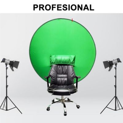 Fondo Verde Chroma de Silla para Fotografía y Video interlud