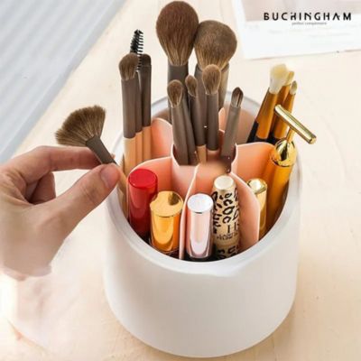 Organizador de Maquillaje Brochas Giratorio MYC3200010 Blanco