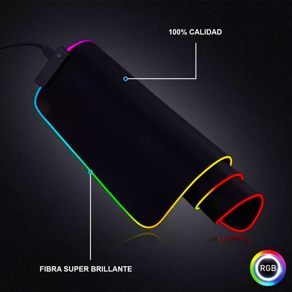 Mousepad Gamer DREIZT RGB Multicolor 30CM X 25CM