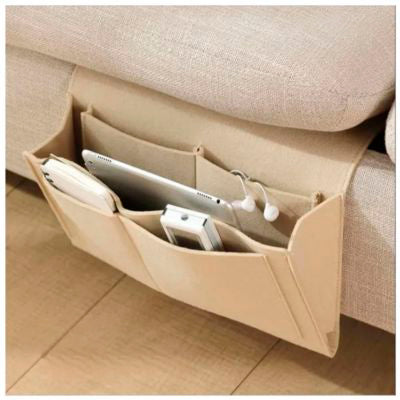 Organizador para Sofá Cama con Múltiples Compartimientos HYC280033 Beige