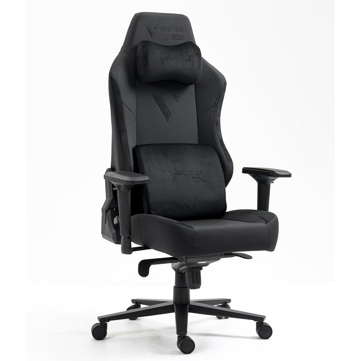 Silla Gamer Venture Side Prime Negro Cuero Almohadilla Inteligente Magnetica Reclinable