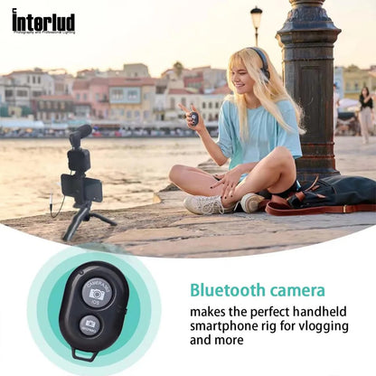 Kit de Grabacion Tripode  Microfono  Luz Shooter Intelrud FYI260022