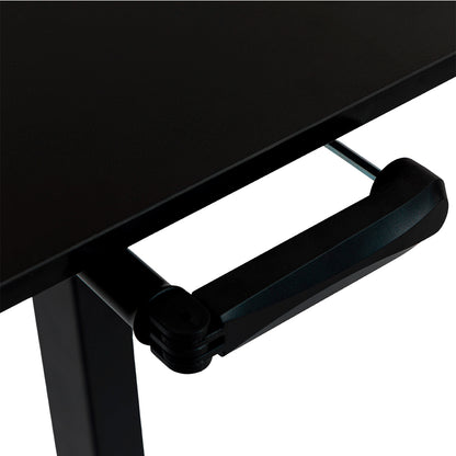 Escritorio Regulable Manual Dreizt 120x60 cm Negro XDesk Manual