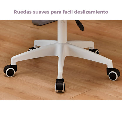 Silla Giratoria de Escritorio Oficina Buckingham Flower Rosada