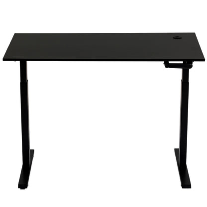 Escritorio Regulable Manual Dreizt 120x60 cm Negro XDesk Manual