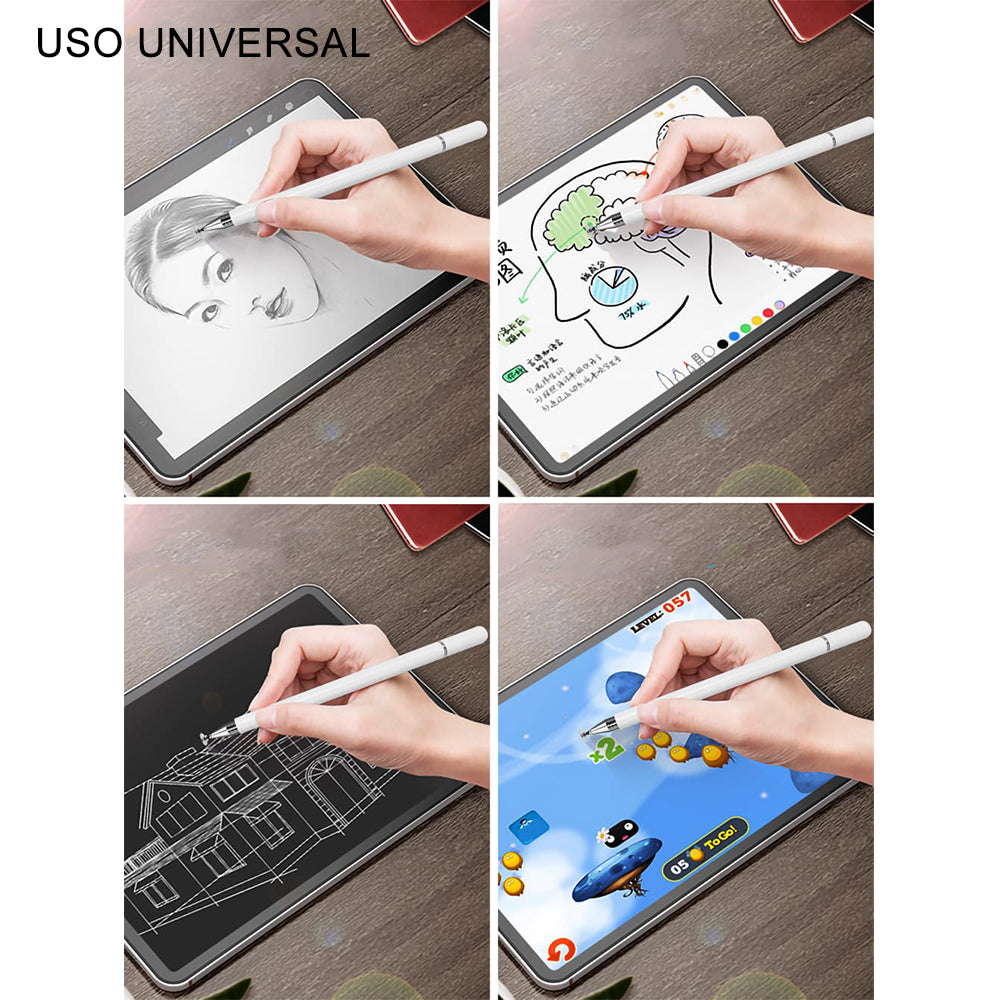 Lápiz Universal Capacitivo para Apple/IPhone/IPad Alta Sensibilidad y Punta Fina con Tapa Magnética