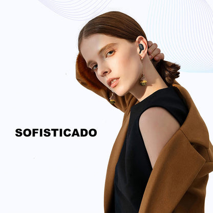 Audífonos Inalámbrico Bluetooth TWS E6S con Estuche Música AU240006 Negro