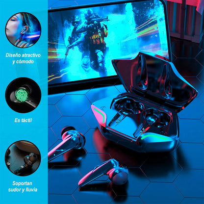 Audífonos Inalámbrico Bluetooth G11 Gamer AU240010 Negro