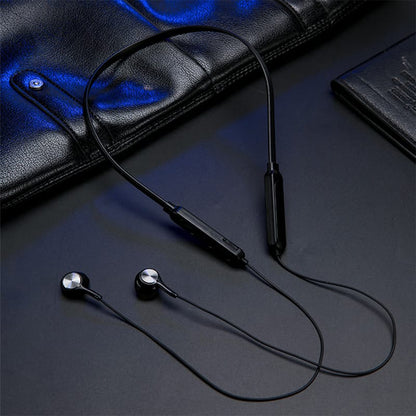 Audífonos Inalámbricos Deportivos con Bluetooth 5.0 para Cuello con Micrófono AU240011 Negro