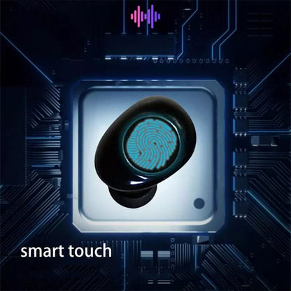 Audífonos Inalámbrico Bluetooth Dreizt  Profesionales con estuche Largo TWS AU240014 Negro