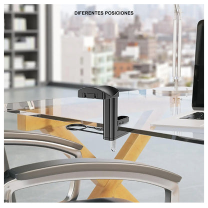 Soporte de Audífonos Para Escritorio Dreizt AU240016 Negro