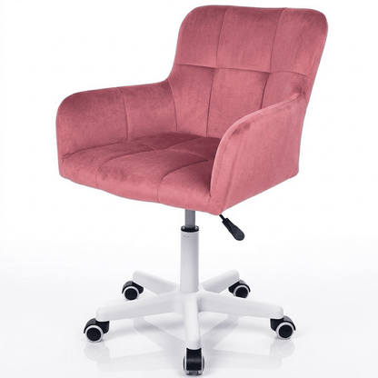 Silla Giratoria de Escritorio Oficina Buckingham Curve Rosado Bean