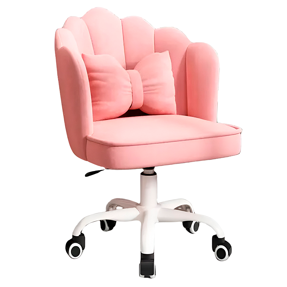 Silla Giratoria de Escritorio Oficina Q1 Rosada Buckingham